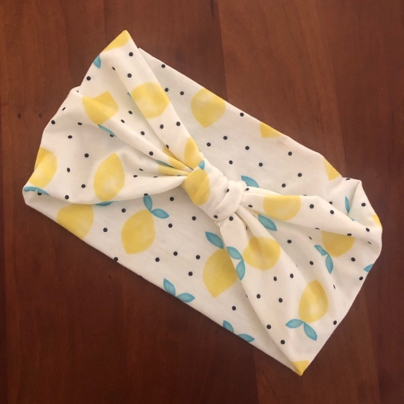 the be brand Accessories - Lemon Fabric Headband